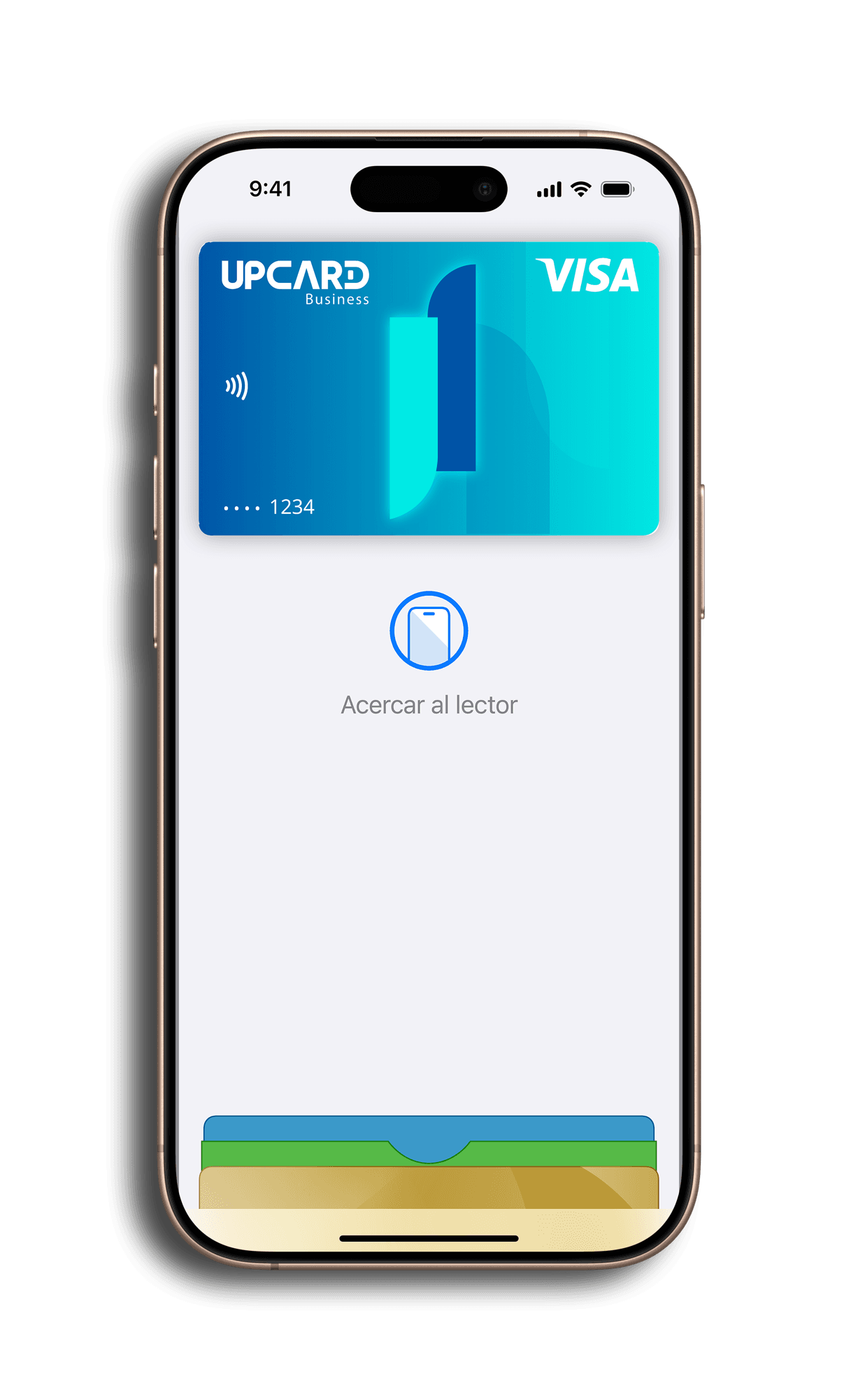 Tarjeta Upcard con tecnología contactless